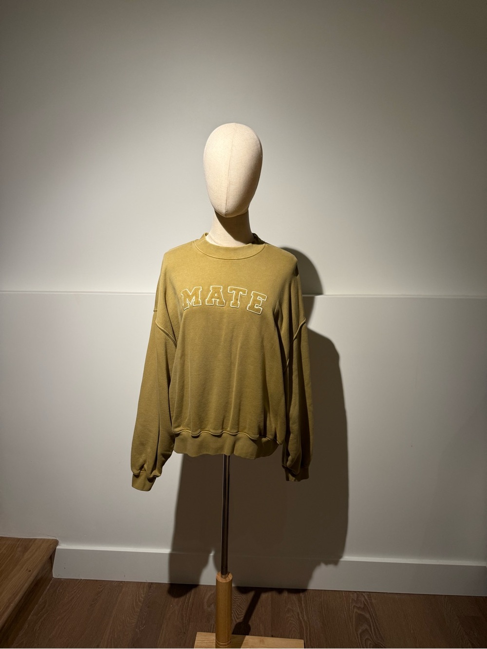 MATE the Label mustard yellow Crewneck Sweatshirt